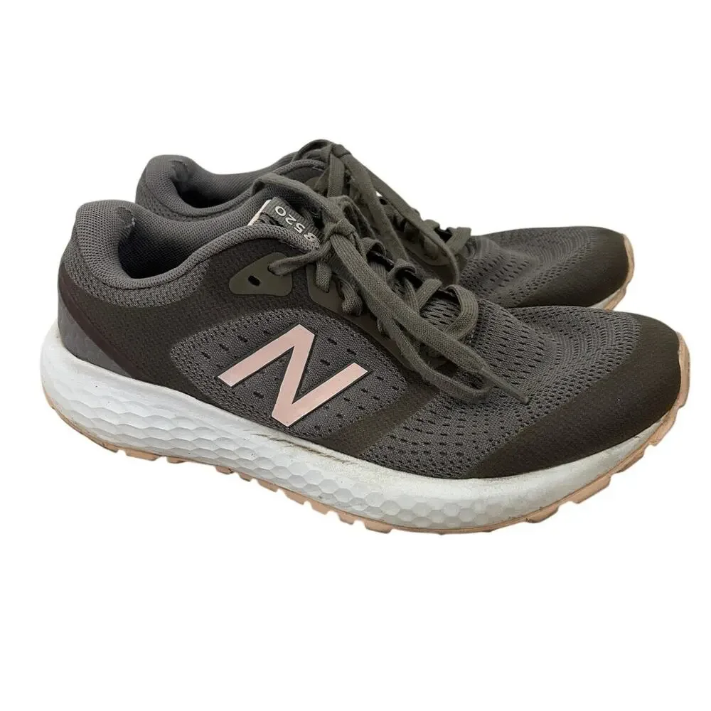 New Balance 520 Athletic Cross Training Lightweight Women's Shoes Size 8 Gray